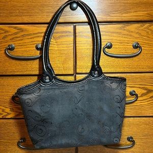 Thirty one black fabric shoulder bag.